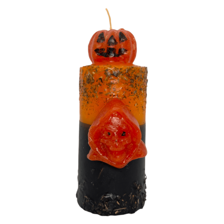 Lumânare specială de Halloween sperie spiritele HOSTENATURA - Include Rugăciunea