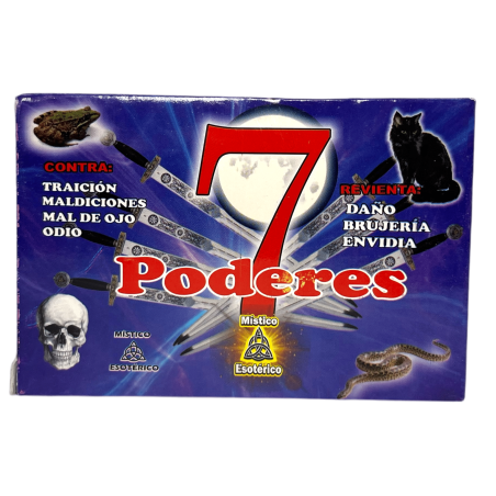 Sapone Esoterico 7 Poteri Mistici Esoterici 100gr. - Contro il tradimento, le maledizioni, il malocchio, l'odio, il danneggiamen