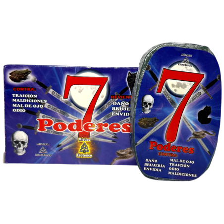 Sapone Esoterico 7 Poteri Mistici Esoterici 100gr. - Contro il tradimento, le maledizioni, il malocchio, l'odio, il danneggiamen