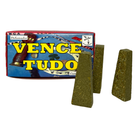 Spiritueller Defumator Vence Tudo Spiritual Nature – Hergestellt in Brasilien – 20 Tabletten – Um alle Hindernisse zu überwinden