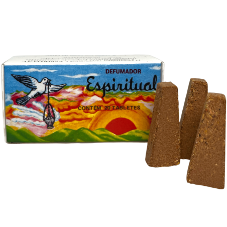 Spiritual Defumador Spiritual Nature - Made in Brazil - 20 tablets - Wellbeing, Peace and Happiness