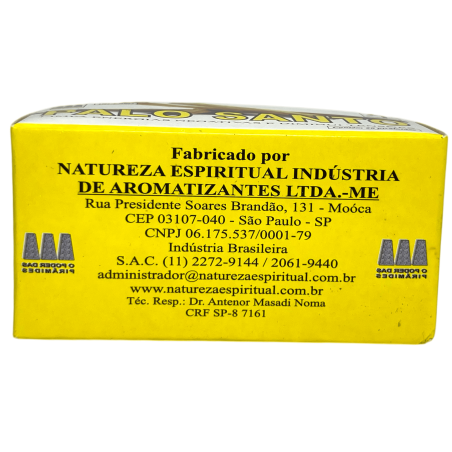 Spiritual Defumator Palo Santo Spiritual Nature - Tillverkad i Brasilien - 20 tabletter - Renar negativa energier och slappnar a
