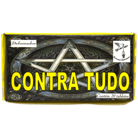 Defumador Espiritual Contra Tudo Naturaleza Espiritual - Hecho en Brasil - 20 tabletas - Contra todas las energías negativas