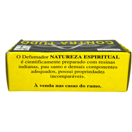 Defumador Espiritual Contra Tudo Naturaleza Espiritual - Hecho en Brasil - 20 tabletas - Contra todas las energías negativas