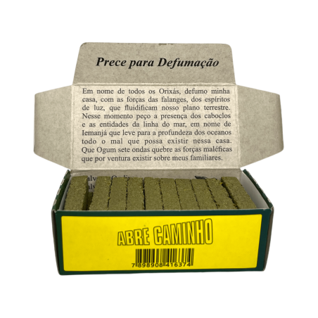 Defumador Espiritual Abre Caminos Naturaleza Espiritual - Hecho en Brasil - 20 tabletas - Abrir Caminos, Eliminar obstáculos