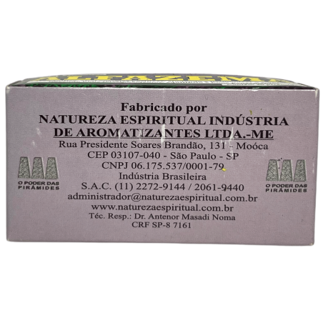 Spiritual Defumator Lavanda Spiritual Nature - Fabricat în Brazilia - 20 tablete - Liniște și Atrage Energii Pozitive