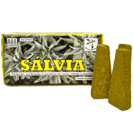 Spiritual Nature Sage Defumator - Gemaakt in Brazilië - 20 tabletten - Bescherming, zuivering en balans