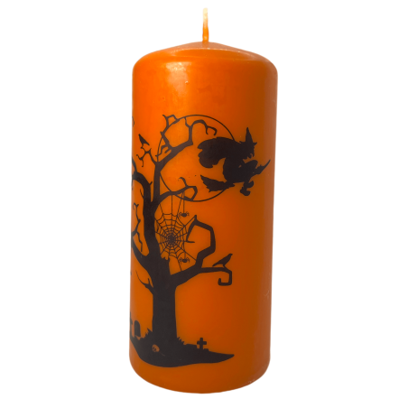 Świeca Halloweenowa AUM Zapachy 12x4,8cm