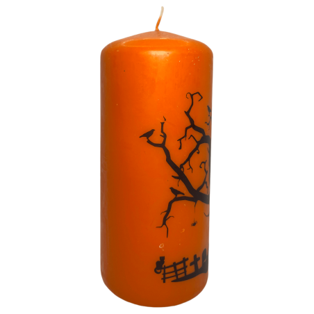 Halloween Kaars AUM Geuren 12x4,8cm