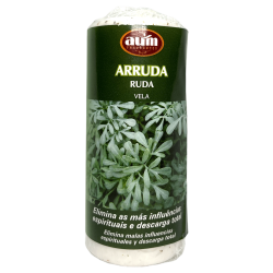 Vela Ruda AUM Fragrances 12x4,8cm - Elimina las...