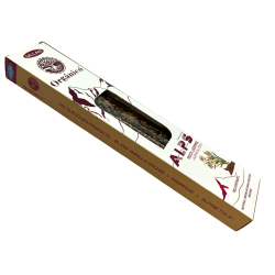 Kadzidło Ullas Alps Rock Jaśmin - Ręcznie robione - Wyprodukowano w Indiach - 100% naturalne - ULLAS Alpy Organiczne Kadzidło