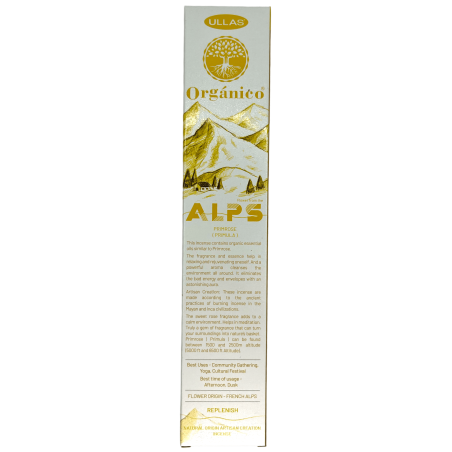 Incienso Ullas Alps Primavera - Fet a Mà - Fet a Índia - 100% Natural - ULLAS Alps Inciens Orgànic