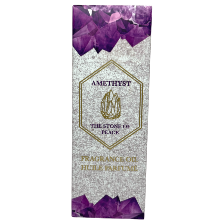 Aceite de Fragancia de Amatista Piedra de la Paz - Aceite de Fragancia inspirada en Minerales Spirit of Equinox - 15ml.