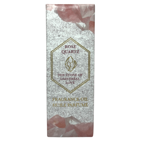 Huile parfumée au quartz rose Pierre d’amour - Spirit of Equinox Huile parfumée d’inspiration minérale - 15ml.