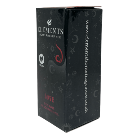 Aceite de Fragancia Amor Rosa Roja Spirit of Equinox Elements Home Fragrance Vegano 10ml.
