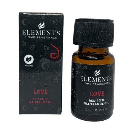 Aceite de Fragancia Amor Rosa Roja Spirit of Equinox Elements Home Fragrance Vegano 10ml.