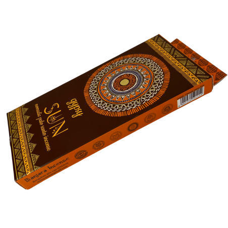 Gypsy Räucherstäbchen Sol Palo Santo Banjara Gipsy Sun Nomadic - 6 extra dicke Stäbchen