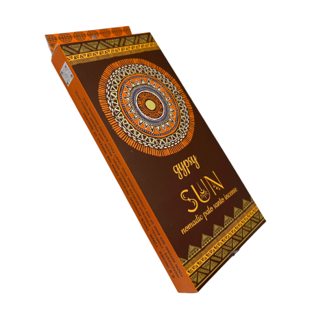Incenso Cigano Sol Palo Santo Banjara Gipsy Sun Nomadic - 6 palitos extra grossos