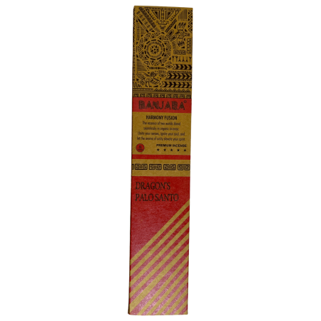 Banjara Räucherstäbchen Palo Santo Sangre de Dragón Armonía Fusión Premium Räucherstäbchen - 8 Bastelstäbchen