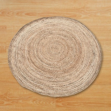 سجادة كبيرة من الجوت الناعم 150 سم - صناعة يدوية في الهند