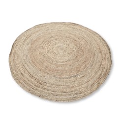 Extra groot zacht jute rond vloerkleed 200cm -...