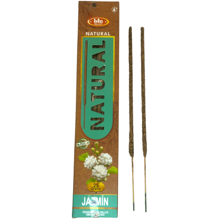 BIC Naturalne organiczne kadzidło jaśminowe - pudełko 25 gramów