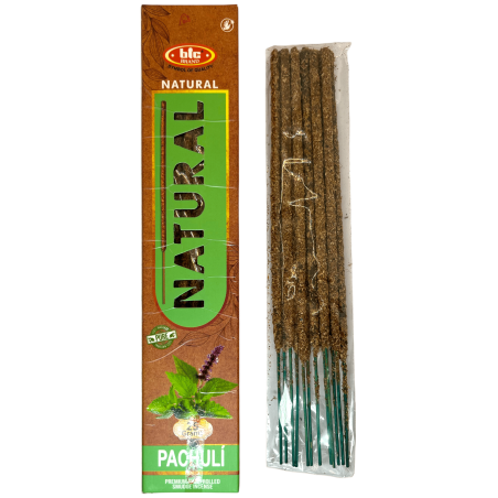 Incenso de Patchouli Orgânico Natural BIC - Caixa de 25 gramas