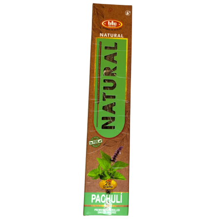 BIC Natuurlijke Biologische Patchouli Wierook - doos van 25 gram