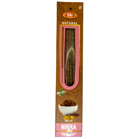 BIC Natural Bio Myrrhe Räucherstäbchen - 25 Gramm Schachtel