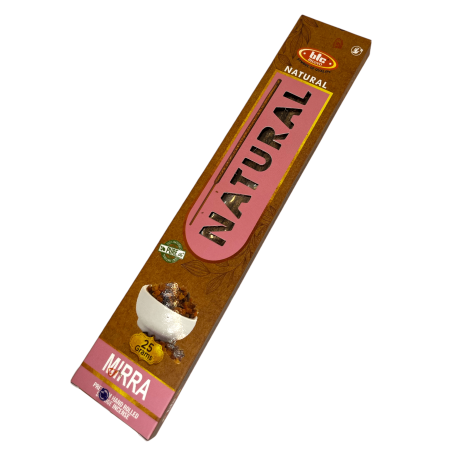 BIC Natural Organic Myrrh Incense - 25 gram box