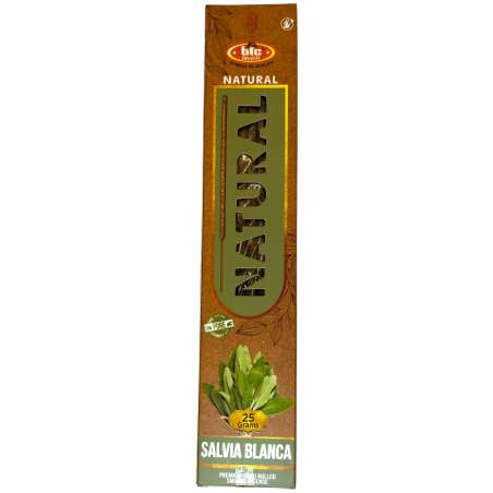 بخور المريمية الأبيض العضوي BIC Natural - علبة 25 جرام
