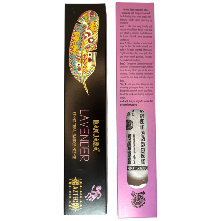 Ethnic Lavender Banjara Aztec Incense - 1 Pack of 15gr.