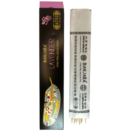 Etnisk lavendel Banjara Aztec rökelse - 1 förpackning med 15gr.