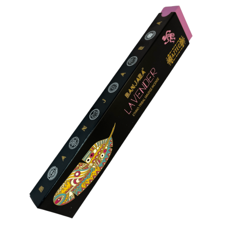 Incienso Etnico Lavanda Banjara Azteca - 1 Cajetilla de 15gr.