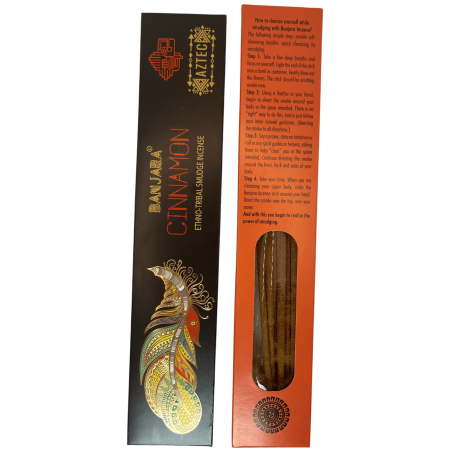 Encens Ethnique Cannelle Banjara Azteca - 1 Paquet de 15gr.