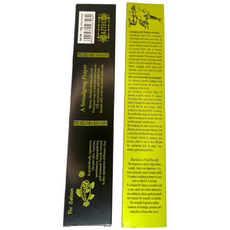 Tămâie etnică Patchouli Banjara Azteca - 1 pachet de 15gr.