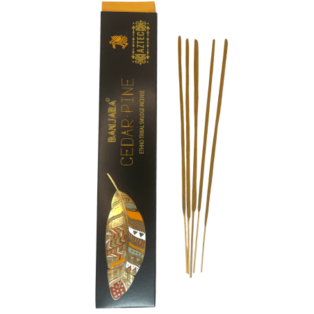Incenso Etnico Cedro Banjara Azteco - 1 Confezione da 15gr.