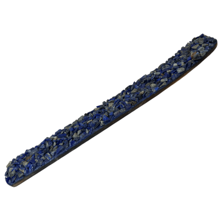 ラピスラズリ香ホルダー水要素癌、さそり座、魚座-ラピスラズリミネラルとお香ホルダー