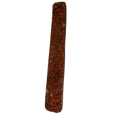 Porta-incenso Red Jasper Elemento Fogo Leão, Sagitário e Áries - Porta-incenso com minerais de jaspe vermelho