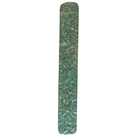 Amazonite Incense Holder Earth Element Capricorn, Virgo and Taurus - Incense Holder with Amazonite Minerals