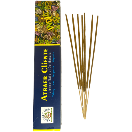 Incenso Atrai Clientes Namaste Índia - Incenso Masala Natural - 1 Pacote de 15gr.
