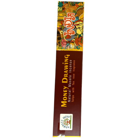 Incienso Atrae Dinero Namaste India Tulipanes con Rosa de Té - Natural Masala Incense - 1 Cajetilla de 15gr.