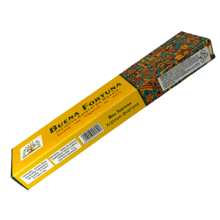 Good Fortune Namaste India Geranium Räucherstäbchen mit Myrrhe - Natürlicher Masala Weihrauch - 1 Packung mit 15gr.