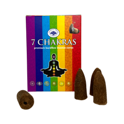 Conos Reflujo Incienso 7 Chakras Green Tree...