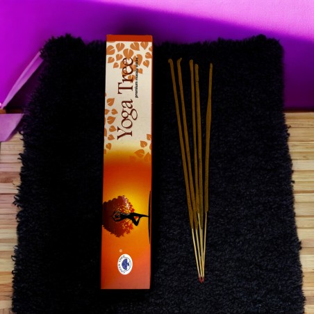 Yoga Rökelse Träd Grönt Träd - Premium Masala Sticks - 1 förpackning med 15gr.