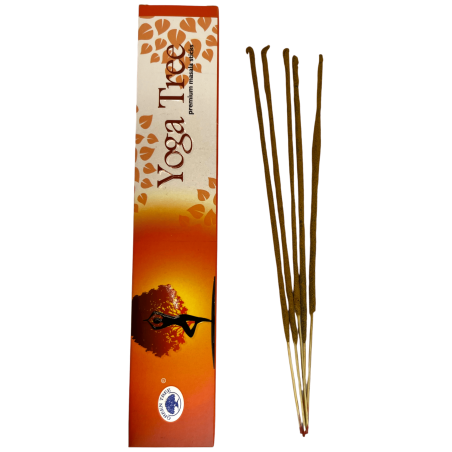 Incienso Yoga Tree Green Tree - Premium Masala Sticks - 1 caixeta de 15gr.
