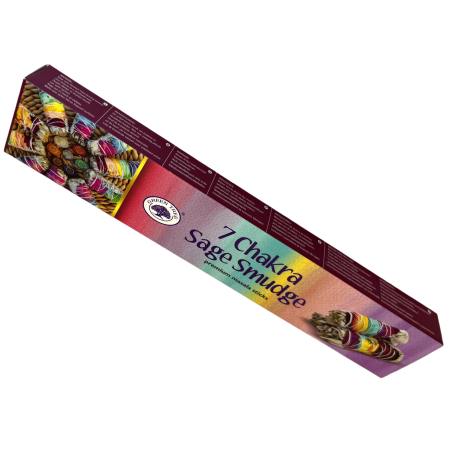 Encens Attaché 7 Chakras Arbre Vert Arbre - Premium Masala Sticks - 1 paquet de 15gr.