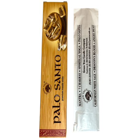 Palo Santo Green Tree Incense - Premium Masala Sticks - 1 pack of 15gr.