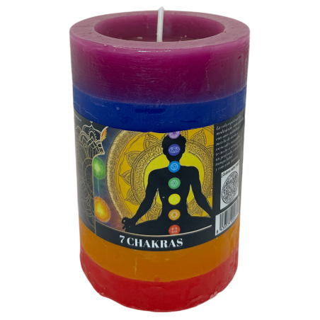 Candele a 7 Chakra Candele e Aromi - 11x7x7cm