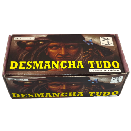Defumador Espiritual Desmancha Tudo Natura Espiritual - Fet al Brasil - 20 tauletes